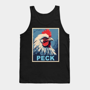 Pun Chicken Gifts Men Kids Women Meme Funny Chicken Tank Top